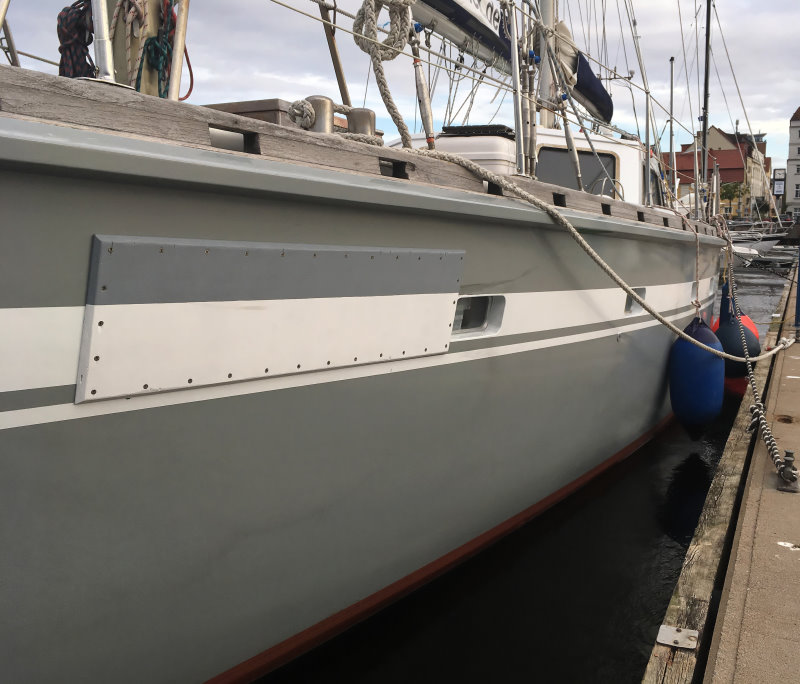 Moby Dick III Reparatur vor Weiterfahrt